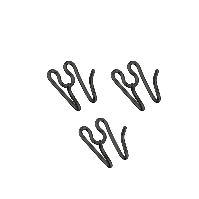 Herm. Sprenger Additional Prong Links for Ultra-Plus Micro Prong Dog Training Collar, Anti Pull Training Pinch Collar, Stainless Steel Black - Set of 3 (1.5 mm)