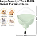Pet Water Bottle for Cage Crate - 17oz No Drip BPA Free Water Dispenser for Small Animal Rabbit Guinea Pig Chinchilla Fe