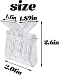 ROYHOO 12 Pieces Bee Queen Clip Plastic Clip Queen Bee Cage Catcher