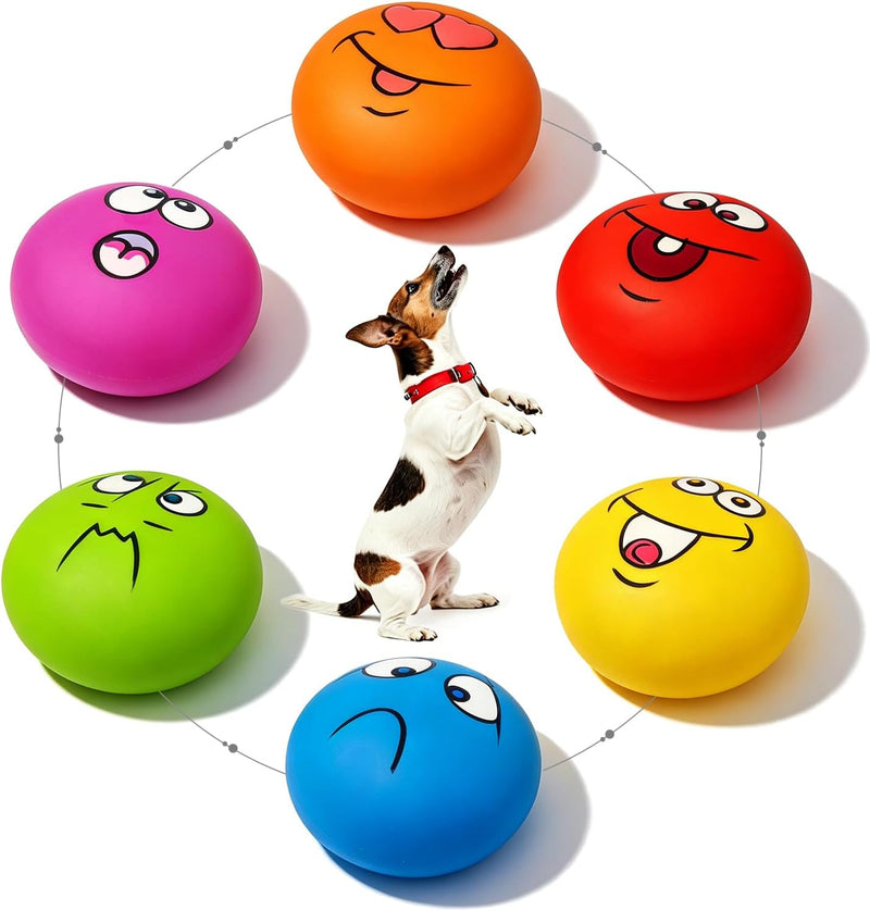 HOLYSTEED Latex Squeaky Dog Toys for Small Dogs, Mini Breed, 2.2