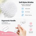 3Pcs Hamster Bath Brush and Comb Soft Cleansing Brush for Guinea Pig, Rats, Chinchilla, Bunny, Turtle Small Animal Groom