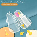 Pet Feeding Kit for Newborn Cats & Dogs | 50ml Milk Bottle + Dropper + 4 Replaceable Nipples | Kitten & Puppy Nursing Tools