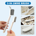 Bird Cage Cleaning Brush Kit, Bird Poop Remover Cleaning Tools Accessories for Small,Medium,Large,Tall, 4-Piece Multi Fu
