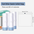 80 Count Waste Bags for Self-Cleaning Cat Litter Box, Cat Litter Box Liners
