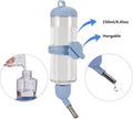 Sangle Sopffy Rabbit Feeder and Water Dispenser Set, Gravity Food Bowl with Water Bottle for Cage, Small Animal Feeding 