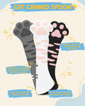 3Pcs Silicone Cat Food Spoon & Spatula, Cat Can Opener, Cat Accessories