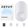 PETKIT Upgraded Filter Units 3.0 for PETKIT Pet Water Fountains Eversweet 2S/3/3 Pro,Eversweet Solo/Solo2/Solo SE & CYBERTAIL, Replacement Filters (5 pcs)