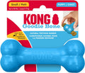 KONG Puppy Goodie Bone - Stuffable Toy - Natural Rubber Chew for Puppies - Toy for Teething - for Small Puppies - Blue