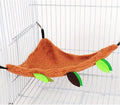 Hamiledyi 6 Pcs Hamster Hammock Small Animals Hanging Warm Bed House Organic Natural Apple Wood Chewing Stick Rat Cage N