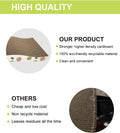 TIMHAKA Cat Scratching Board, Corrugate Cat Scratcher for Indoor Cats with Catnip, Cat Scratch Pad with Premium Scratch 