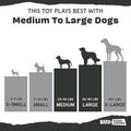 BarkBox Dogness Monster Super Chewer - Toy for Medium and Large Dogs
