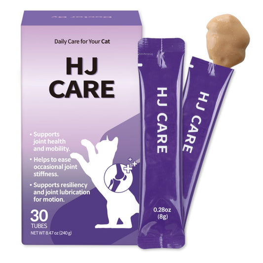 Doctor By HJ Care Cat Joint Supplement Hip&Joint Care Glucosamine for Cats Arthritis Pain Relief with Glucosamine & Chondroitin 30 lickable Formula Individually Packaged, Salmon (1 Pack)