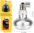 Basking Light for Reptiles, 2-Pack 100W Upgraded Intense Basking Spot, Reptile Heat Bulb Light, UVA Heat Lamp Bulbs for 