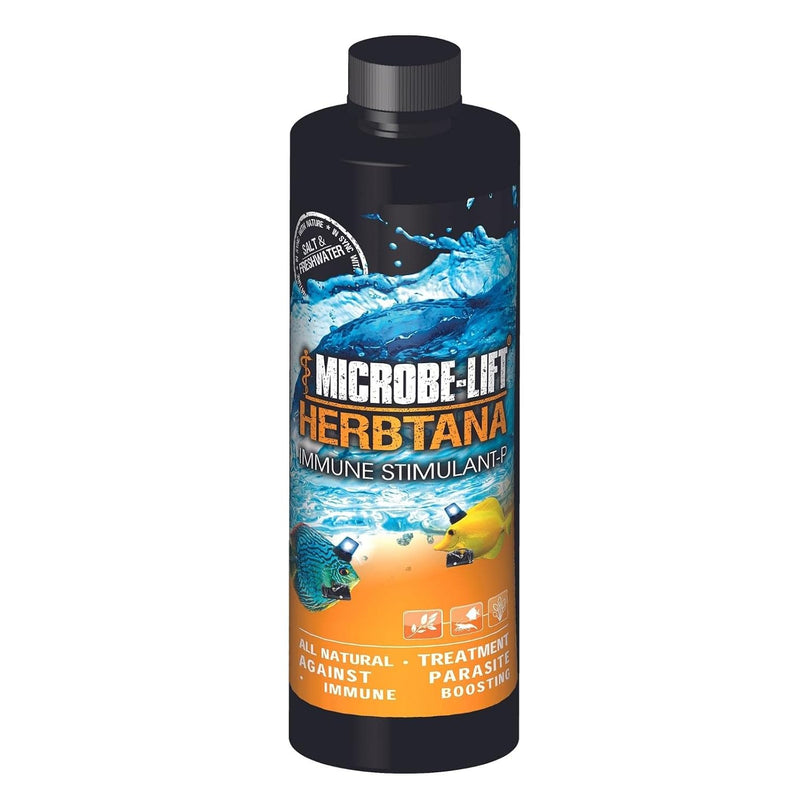 MICROBE-LIFT Herbtana Fish Medicine, Immune Booster and Parasite Treatment for Aquarium Fish Health, Ich Treatment, Use 