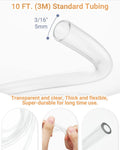 Moonorange Aquarium Air Pump Accessories Kit with Standard Tubing, Air Stones, Check Valves, Suction Cups and Connectors