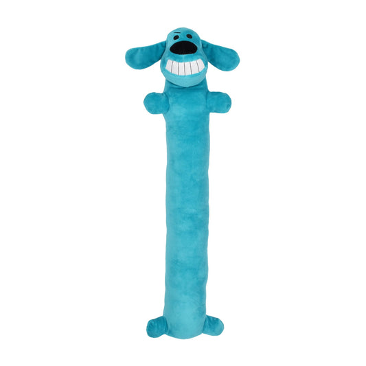 Multipet Original Loofa Dog Plush Toy - Squeaky Toy for All Dogs - Extra Soft Plush - Stuffed Animal Dog Toys for Playing - Cute Dog Pet Toy (1 Count, 12”, Random Color Surprise)