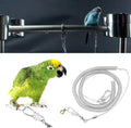 Zerodis Parrot Flying Rope,19.7ft Ultra Light Anti Bite Portable Bird Flying Training Leash Parrot Foot Chain Pet Bird S