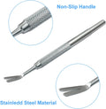 Unlorspy Tick Remover Tool Set for Pets Dogs and Cats- Includes 1Pcs Stainless Steel Tick Removal Fork and 1 Pcs Fine Curved Tip Tweezer