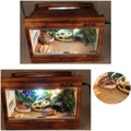 Hamiledyi 35.4×15.7" Reptile Carpet Coconut Fiber Substrate Large Lizard Cage Mat Coco Fiber Liner Snake Bedding Natual 