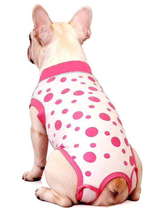 Dog Surgery Recovery Suit After Spay - Dogs Cone Alternative Onesie with Pee Hole, Breathable Anti Licking Neuter Post Surgical Dog Recovery Suit