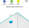 Ultum Nature Systems CO2 Drop Checker - Glass CO2 Drop Checker for Aquarium, CO2 Aquarium Kit with Solution, CO2 Monitor