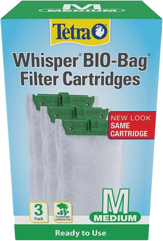 Tetra Whisper Bio-Bag Medium Filter Cartridges for Aquariums, 3 Count