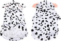 DELIFUR Dog Halloween Dalmatian Costume - Adorable Dog Hoodies for Small Medium Pet Cute Animal Clothes Cosplay Sweatshi