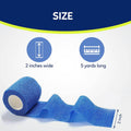 WePet Pet Wrap, Self-Adhesive Non-Woven Bandage, Emergency Cohesive Gauze, for Dogs, Cats, Horse, Birds, Wounds, Wrist H