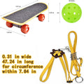 Turtles Playing and Training Toys Set, 1 Adjustable Tortoise Leash 2 Reptile Skateboards 2 Treat Ball, Turtle Fast Skate