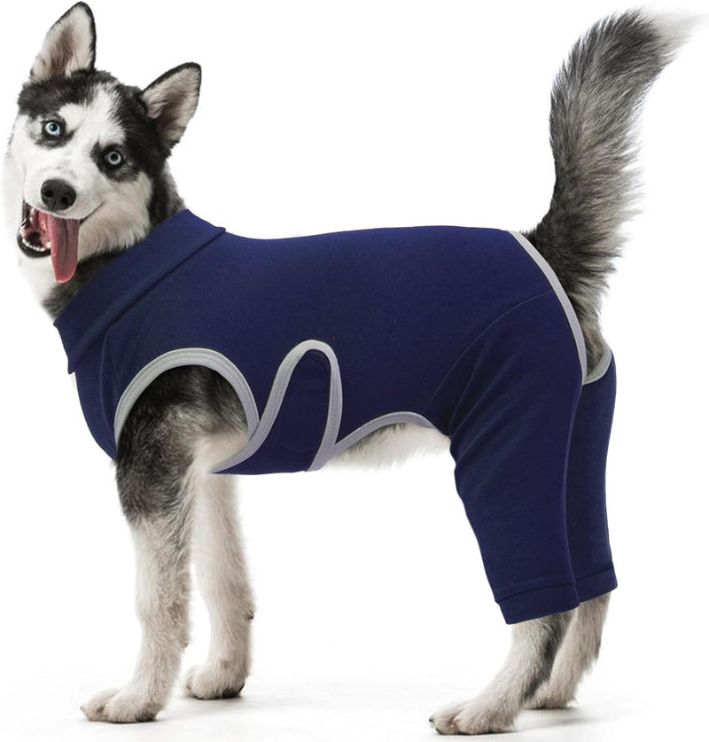 Kuoser Dog Surgery Recovery Suit, Professional Dog Surgical Suit for Back Legs, Soft Dogs Recovery Sleeve to Prevent Lic