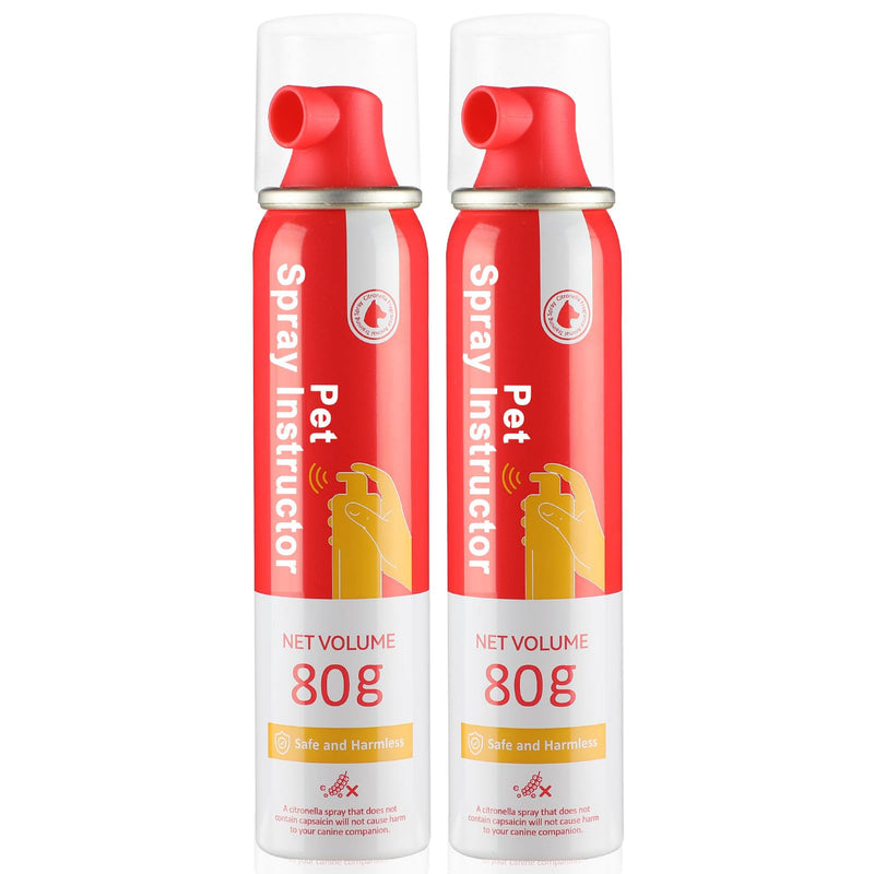 KDSZJDV Corrector Spray Dog Trainer, 80ml 2 Pack Corrector Spray for Dogs to Stops Barking, Jumping Up Attacks & Unwanted Dog Behaviour Humane Effective