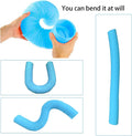 Plastic Hamster Fun Tunnels,Ferrets Foldable Exercising Training Tunnels Hamsters Hideout Tube 15 Pcs Small Animal Chew 