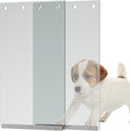 2-Pack Extra Large Transparent Dog Door Replacement Flaps Size 9 3/4" x 17"