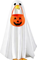 Halloween Goose Outfit Ghost Porch Goose Clothes for Outdoor Lawn Decor