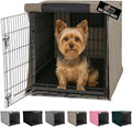 GORILLA GRIP Dog Crate Cover, Wire Kennel Cage Topper, 24 in