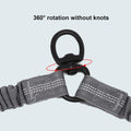 BAOBOTE Pet Double Dog Leash, Shock Absorbing Reflective Bungee Lead