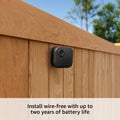 Blink Outdoor 4 – Wireless smart security camera, two-year battery, 1080p HD day and infrared night live view, two-way t