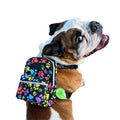 PawLook Dog Backpack to Wear with Chest Harness Self Carrier dogbag with Additional Pocket for Poop Bag Anti Slip Stylish Dog Bag for Your pet Street Smart Serie Pawsup Orange M