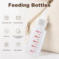 Pet Nursing Bottle, Pet Feeding Nipple, Nursing Bottle Kits for Feed Puppy & Kitten milk, with 1 * Pet Feeding Bottle, 4 * Pet Feeding Nipple, Fit for Kittens, Puppies, Rabbits, Squirrels, Hamster