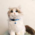 2 Pack Breakaway cat Collars with Bell,Safety Quick Release Pendant Cute Kitten Collar,Adjustable 20-30cm