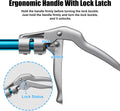 60" Snake Tongs, Professional Aluminum Alloy Standard Reptile Grabber Reacher