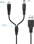 2-Pack Charger Cord for Bousnic Dog Shock Collar RS2A and RS2B