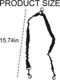 Double Dog Leash 360 Swivel Tangle Free for 2 Dogs 15-27 Inch