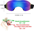 Medium Dog Sunglasses, Dog Goggles with Adjustable Strap UV Protection Winproof Snowproof Dog Puppy Sunglasses, Suitable