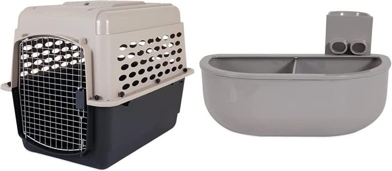 Petmate Vari Dog Kennel - Portable Dog Carriers & Crates for Medium Dogs, Airline-Friendly, Durable Plastic, Pet Carrier