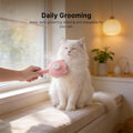 Self-Cleaning Slicker Brush for Cats and Dogs, One-Click Hair Release Pet Brush, Deshedding Grooming Tool for Long & Sho