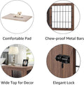 unipaws 36 Inch Furniture Style Dog Crate with Cushion for Medium Dogs