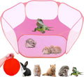 Small Animals Tent,Reptiles Cage,Breathable Transparent Pet Playpen Pop Open Outdoor/Indoor Exercise Fence,Portable Yard
