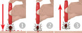 valonic tick Remover, 2 Pack - red, tick Removal Tool - tick Remover for Dogs and Cats