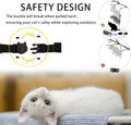 Airtag Cat Collar Breakaway, Safety Kitten Collar with Apple Airtag Holder,Cute GPS Cat Collar with Bell[Black], Lightweigh Tracker Cat Collars for Girl Boy Cats, Kittens and Puppies